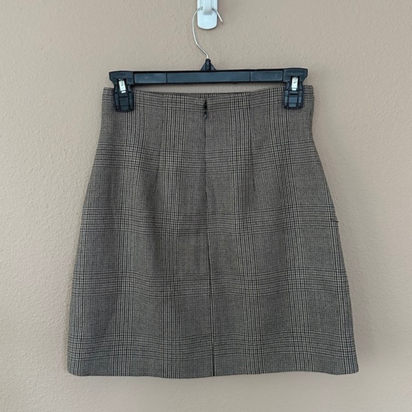 NWT & Other Stories Plaid Wool Blend Mini Skirt | Size 2 - Picture 2 of 5